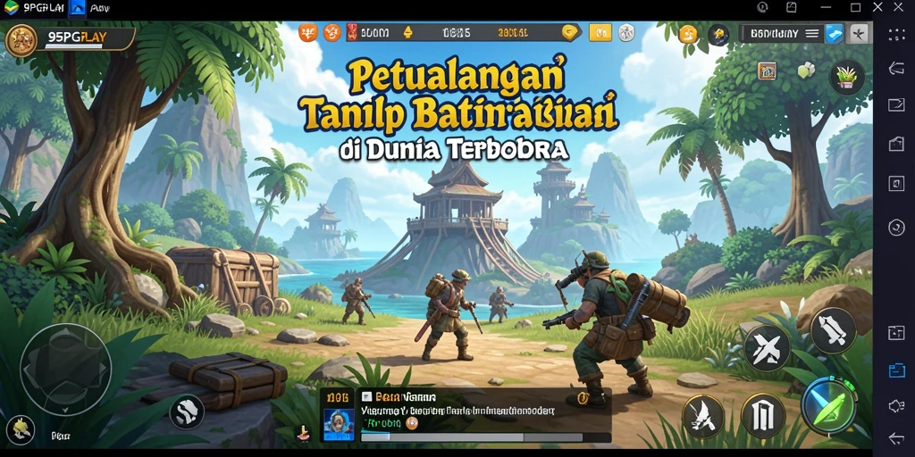 Gameplay seru di dunia terbuka 95PGPLAY yang penuh petualangan.