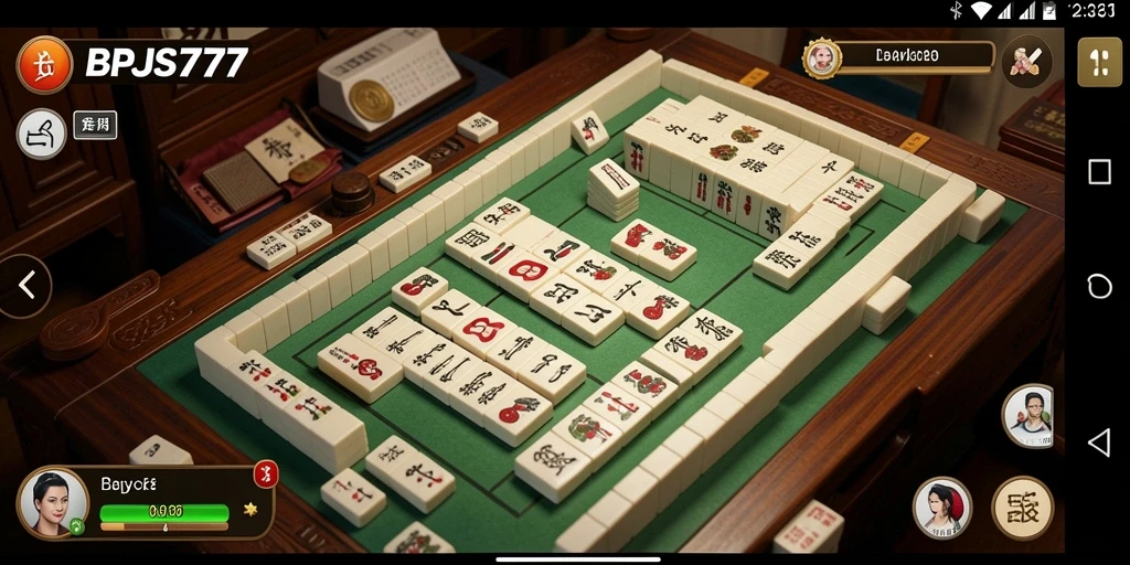 Tampilan gameplay seru dari BPJS777 yang menawarkan pengalaman Mahjong yang menyenangkan.