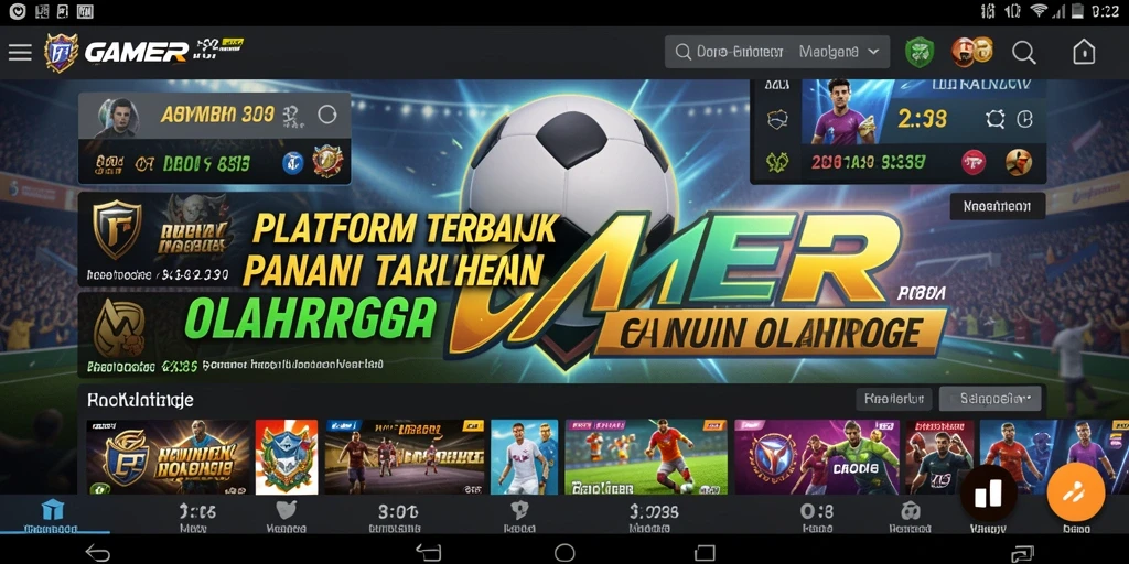 Tampilan menarik dari antarmuka GAMERP saat memasang taruhan.