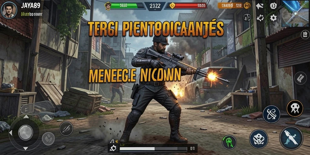 Tampilan gameplay menegangkan dari JAYA89 dalam aksi Tower Defense.