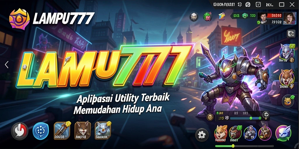 Tampilan utama LAMPU777 yang memudahkan pengelolaan Utility.