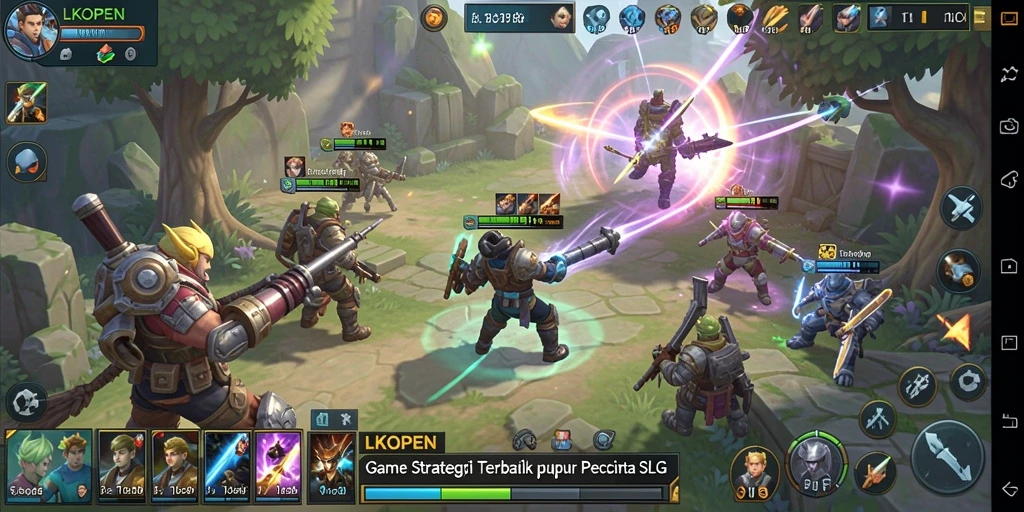 Tampilan gameplay LKOPEN yang mendebarkan untuk penggemar SLG.