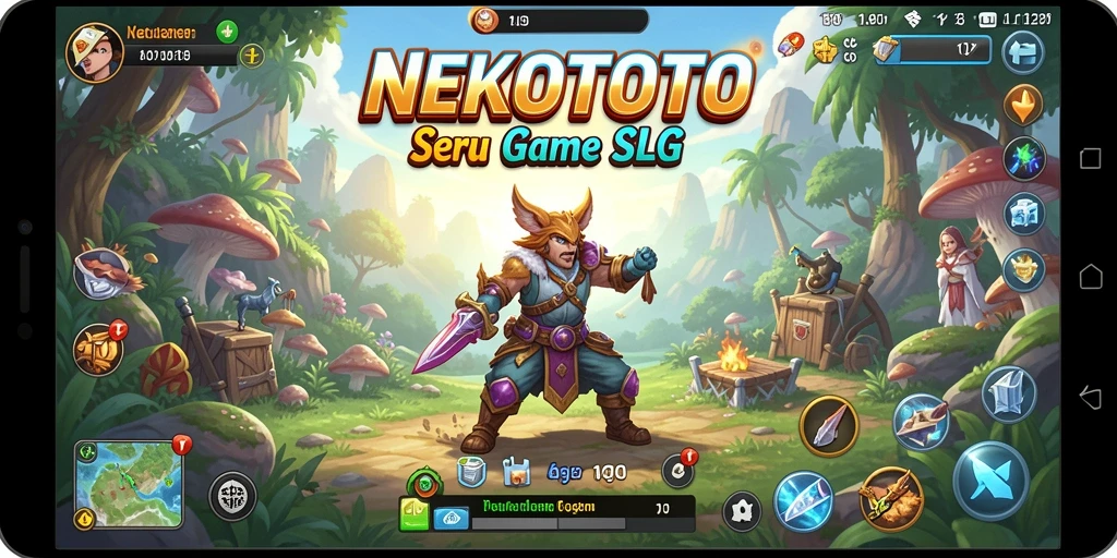 Tangkapan layar gameplay <strong>NEKOTOTO</strong> yang menggambarkan strategi dan pengelolaan sumber daya.