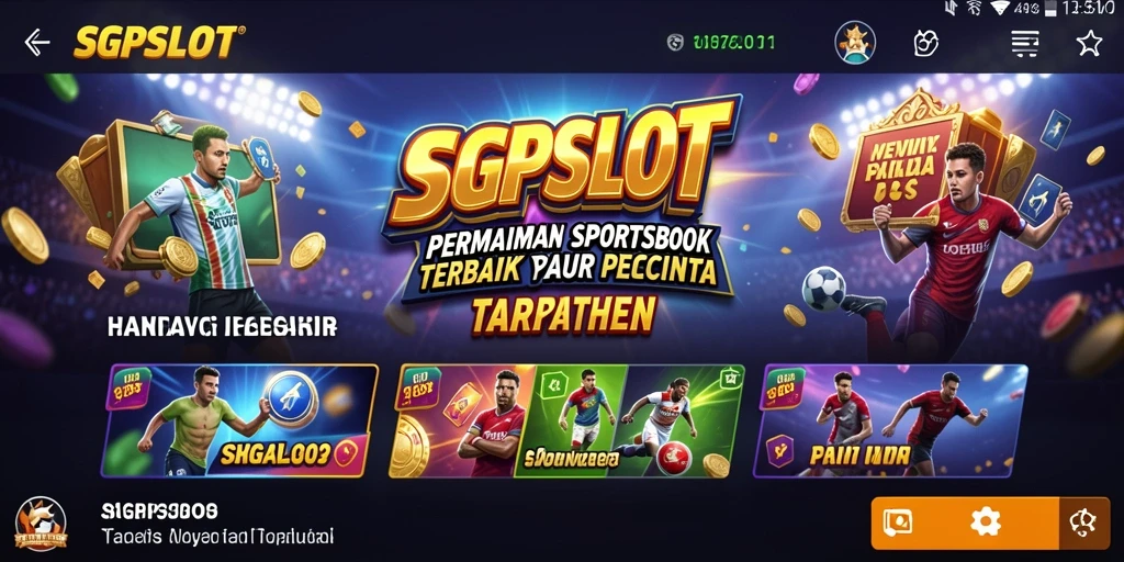 Tampilan gameplay SGPSLOT dengan taruhan olahraga yang menarik.