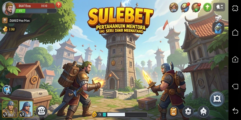 Gameplay menara pertahanan yang menegangkan dan strategis.