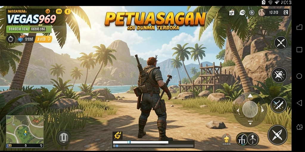 Gameplay seru di dunia terbuka VEGAS969.