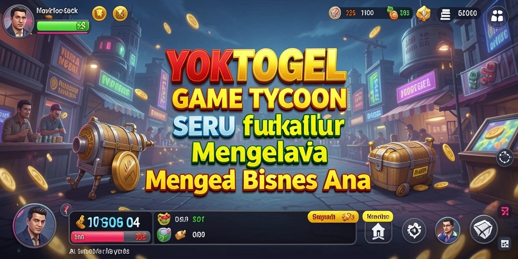 Tampilan gameplay seru di YOKTOGEL yang menunjukkan manajemen bisnis.